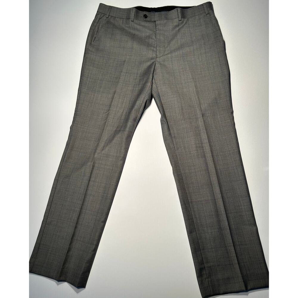 Lauren Ralph Lauren Men’s 42R Gray Wool Blend Suit Windowpane Check 36x30 - Picture 8 of 10